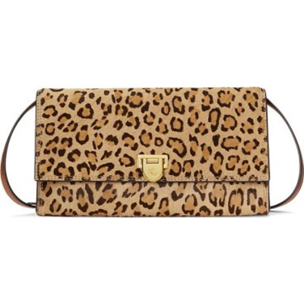 clutch Lauren Ralph Lauren marrone con stampe