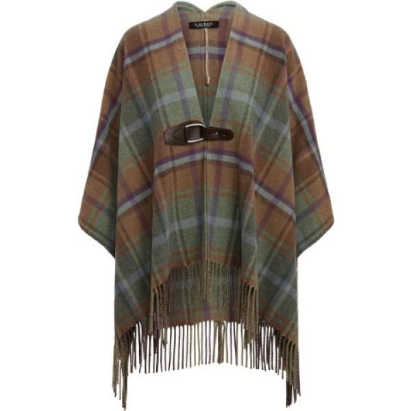 cappotti Lauren Ralph Lauren verde scozzese