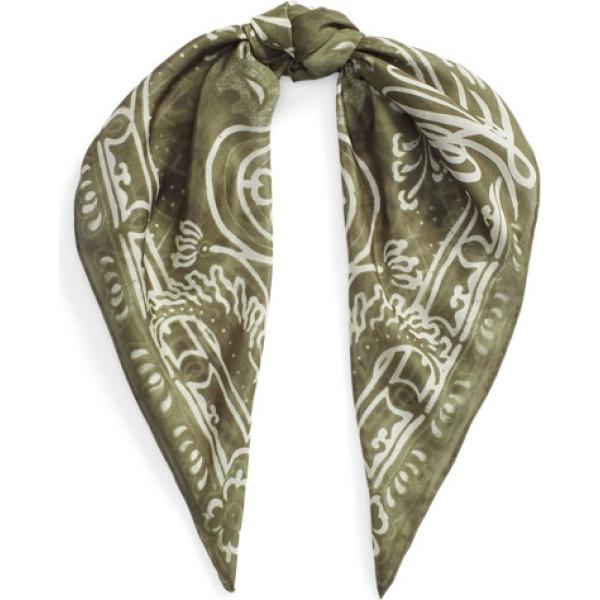 foulard Lauren Ralph Lauren verde a fiori