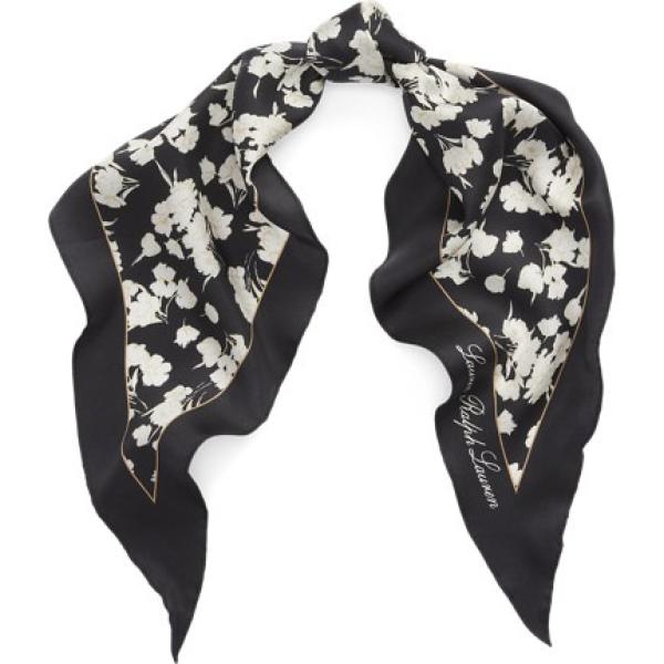 sciarpe Lauren Ralph Lauren nero a fiori