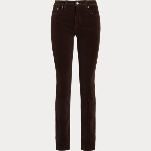 pantaloni Lauren Petite marrone