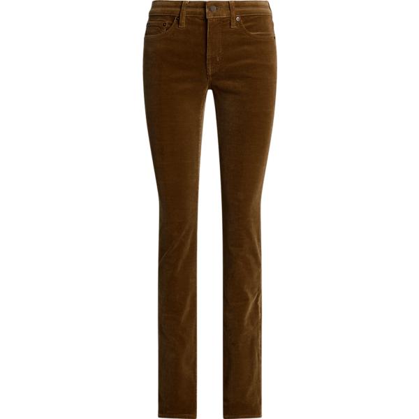 pantaloni Lauren Petite marrone
