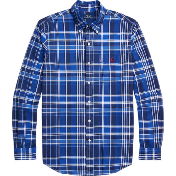 camicie Polo Ralph Lauren blu a quadri