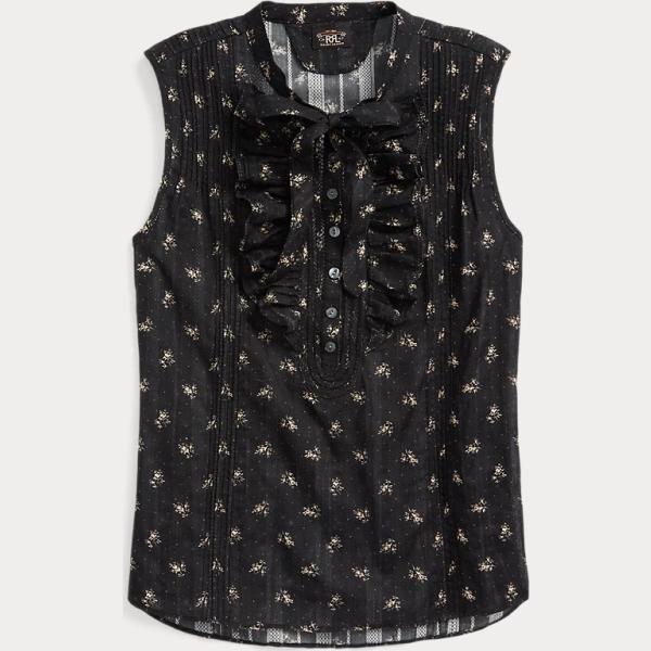 camicie Rrl nero a fiori