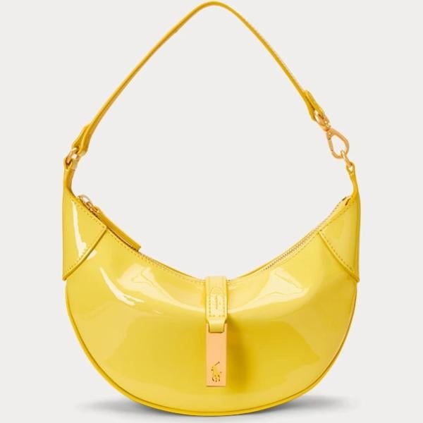 borse a spalla Polo Ralph Lauren giallo