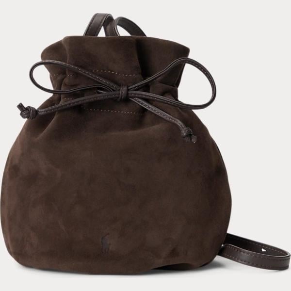 borse a secchiello Polo Ralph Lauren marrone