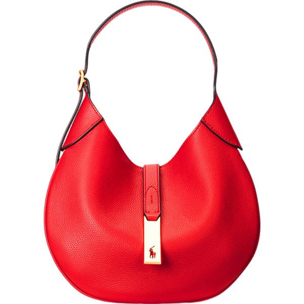 borse a spalla Polo Ralph Lauren rosso