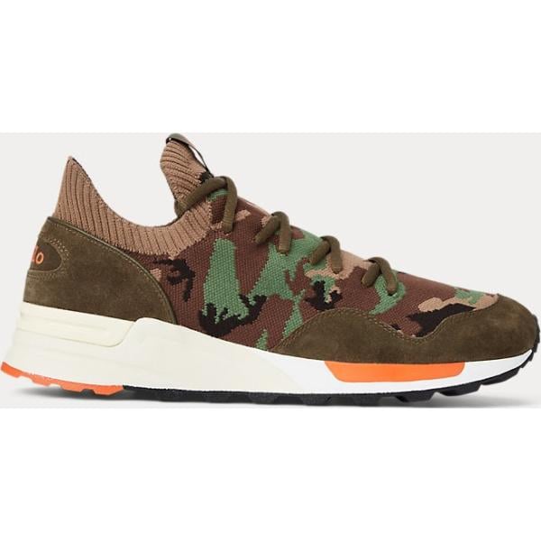 sneakers Polo Ralph Lauren marrone military