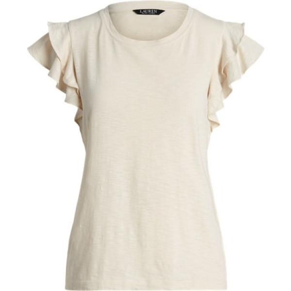 t-shirt Lauren bianco