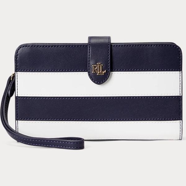 pochette Lauren blu a righe