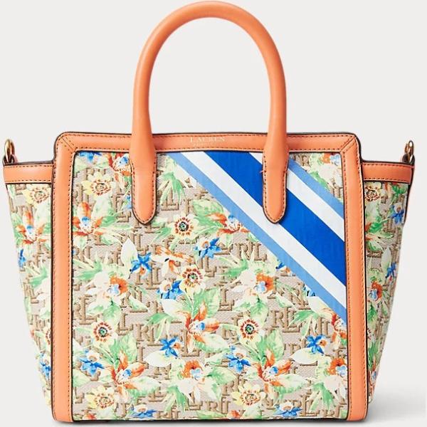 borse tote Lauren bianco a righe