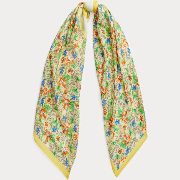 sciarpe Lauren marrone a fiori