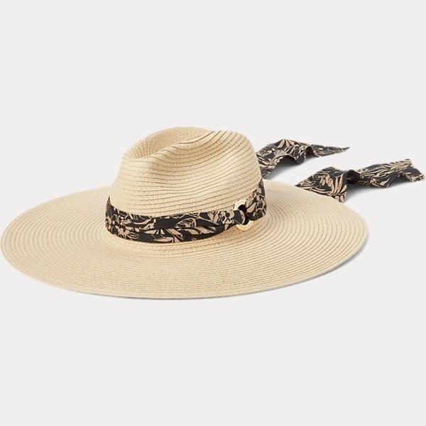 cappelli Lauren marrone a fiori