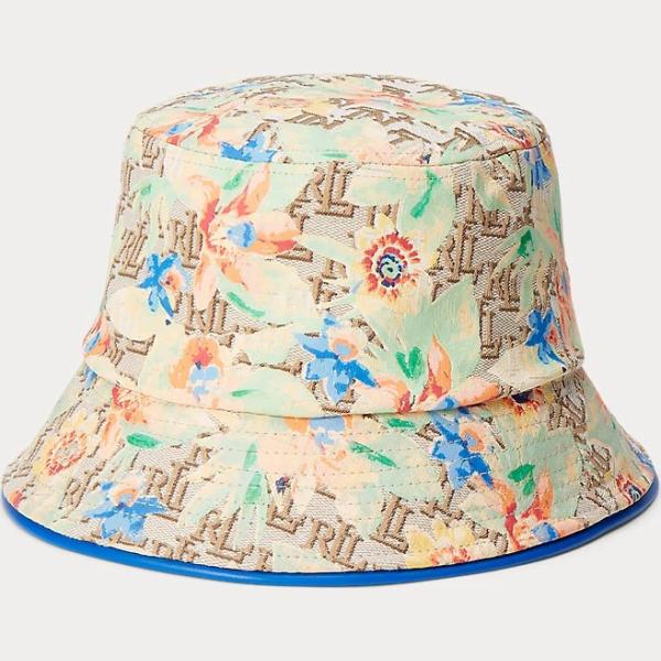 cappelli con visiera Lauren bianco a fiori