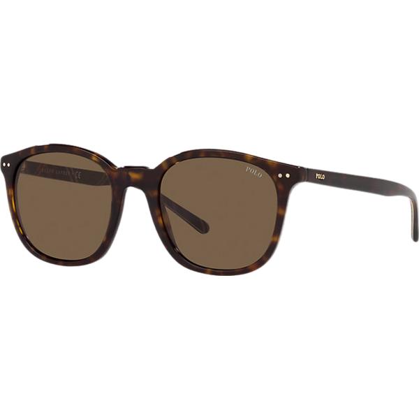 occhiali da sole Polo Ralph Lauren marrone scozzese