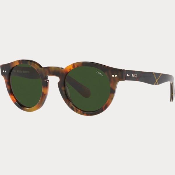 occhiali da sole Polo Ralph Lauren verde scozzese