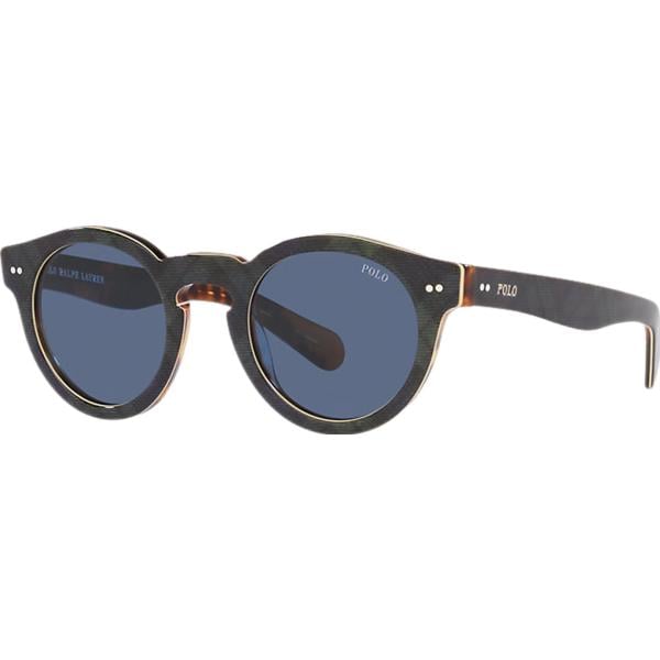 occhiali da sole Polo Ralph Lauren viola scozzese