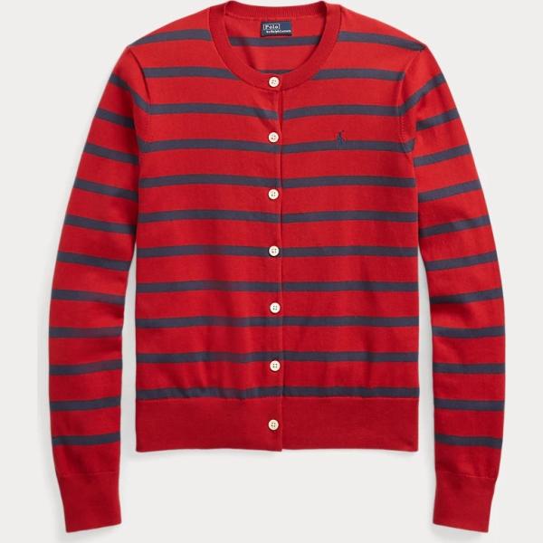 cardigans Polo Ralph Lauren rosso a righe