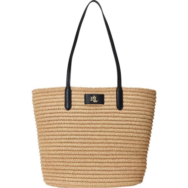 borse tote Lauren marrone