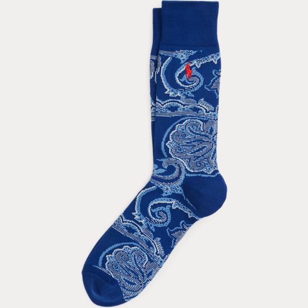calzini Polo Ralph Lauren blu paisley