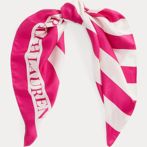 foulard Lauren multicolore a righe