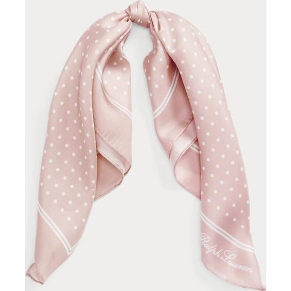 foulard Lauren viola a pois
