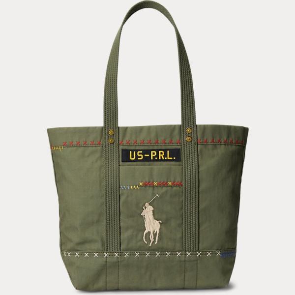 borse tote Polo Ralph Lauren verde