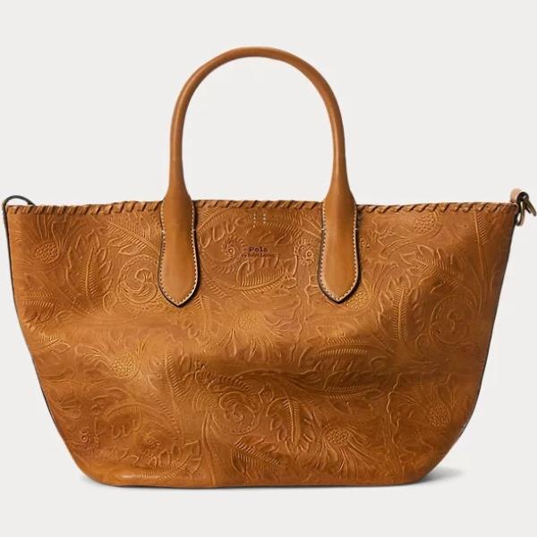 borse tote Polo Ralph Lauren marrone a fiori