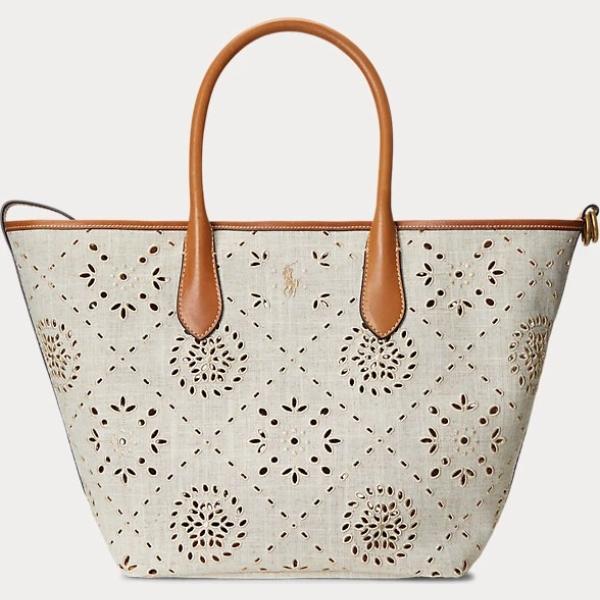 borse tote Polo Ralph Lauren bianco
