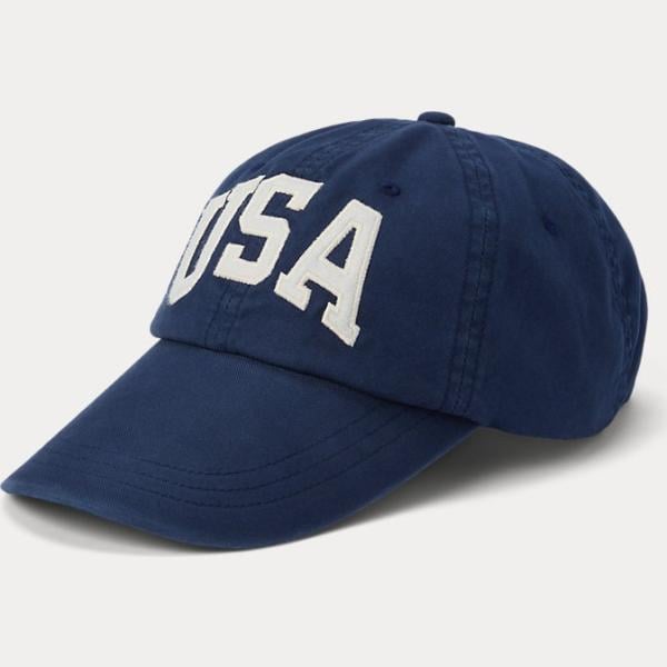 cappelli con visiera Polo Ralph Lauren blu