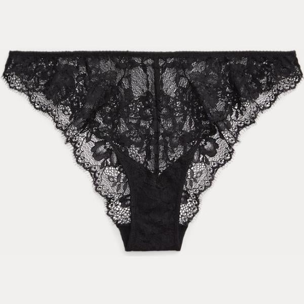 perizomi Polo Ralph Lauren nero a fiori