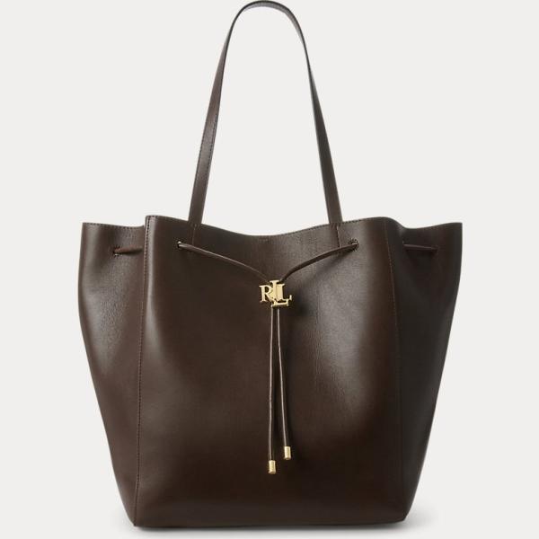 borse tote Lauren marrone