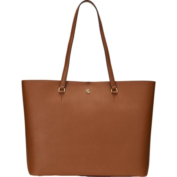 borse tote Lauren marrone