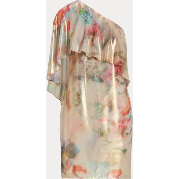 vestiti asimmetrici Lauren marrone a fiori