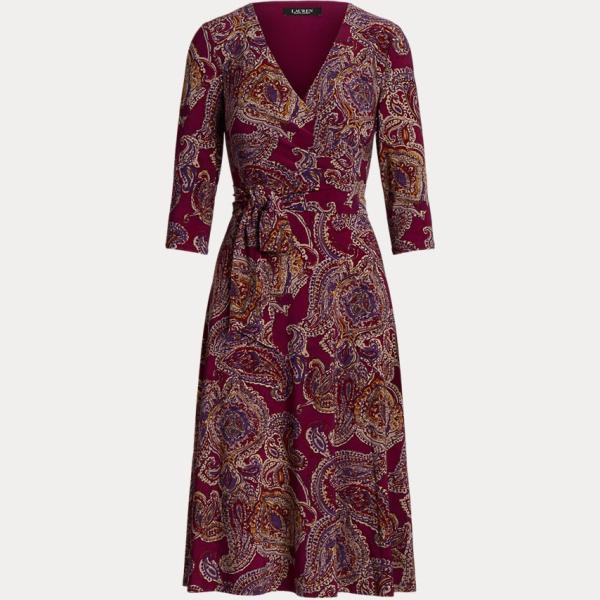vestiti Lauren Petite marrone paisley