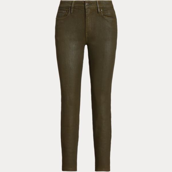 jeans dritti Lauren verde