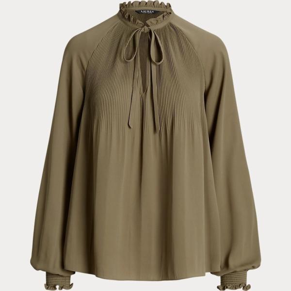 camicie Lauren Petite marrone