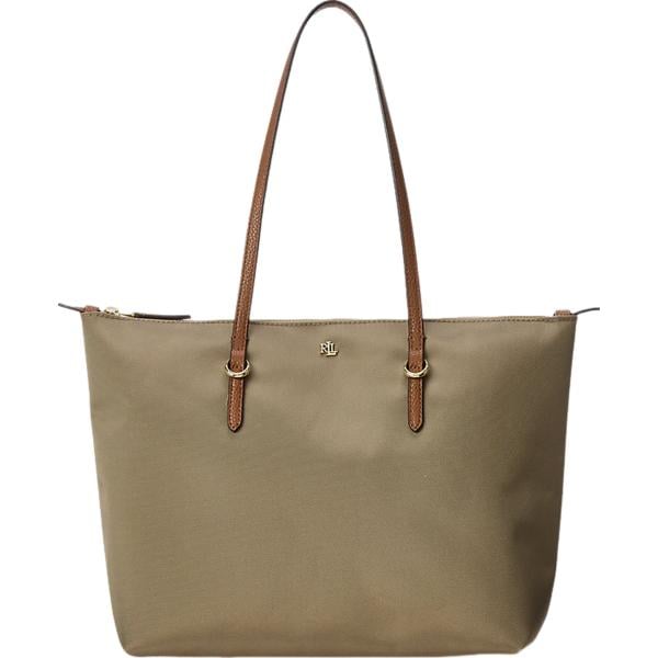 borse tote Lauren marrone