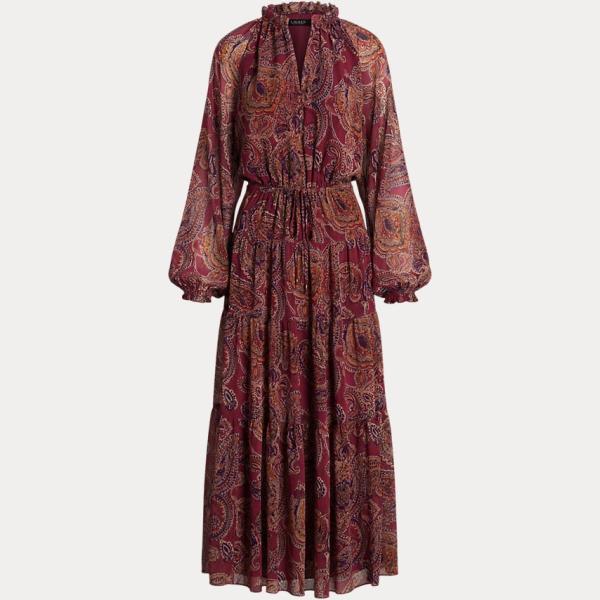 vestiti Lauren marrone paisley