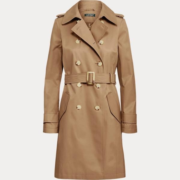 trench Lauren Petite marrone