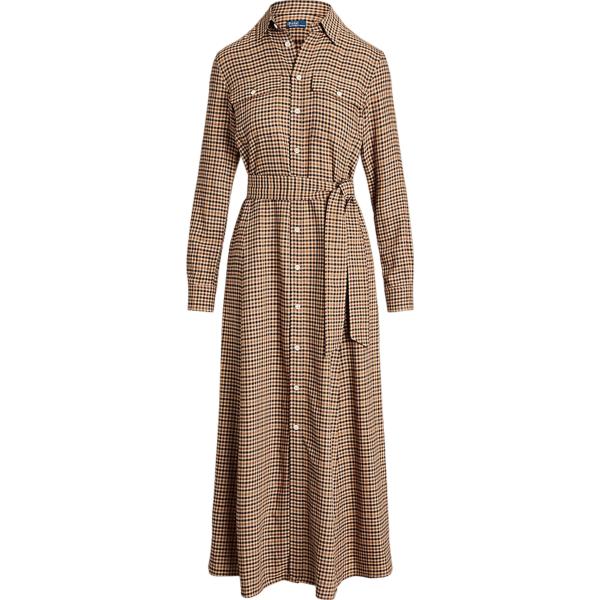 vestiti Polo Ralph Lauren marrone scozzese