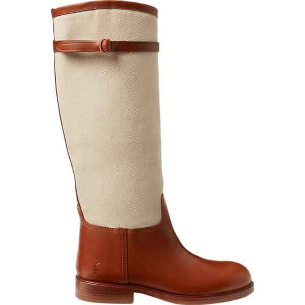 stivali sopra il ginocchio Polo Ralph Lauren bianco