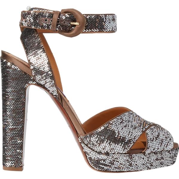 sandali col tacco Collection marrone