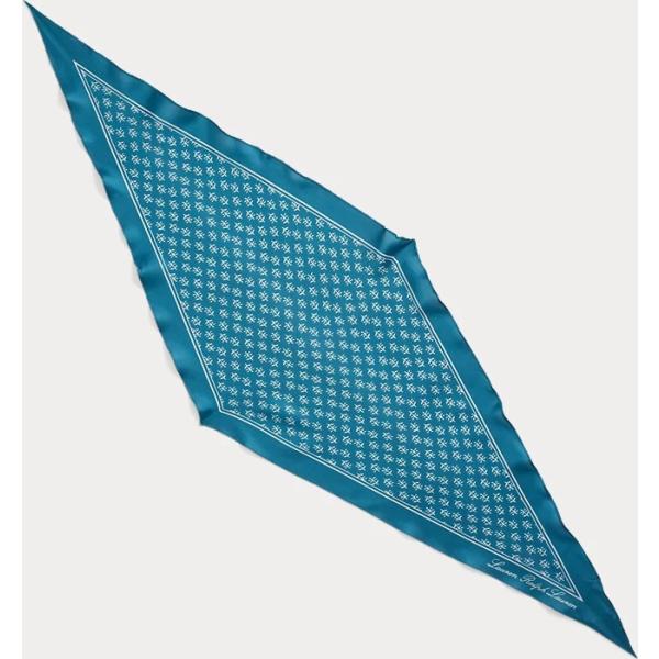 foulard Lauren blu a fiori