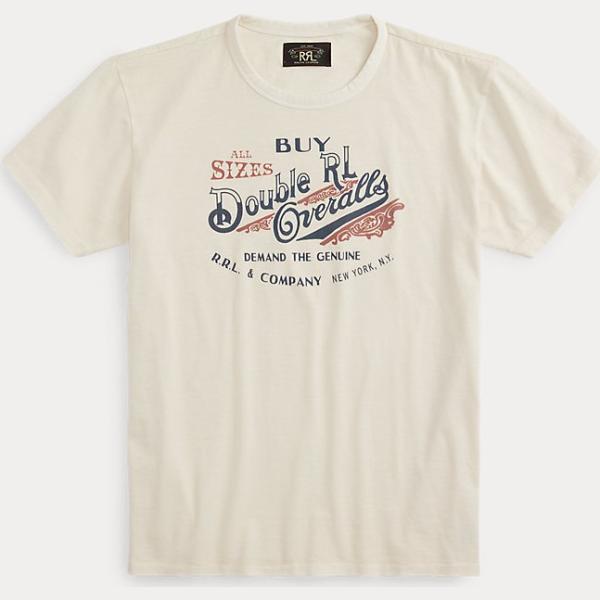t-shirt Rrl bianco