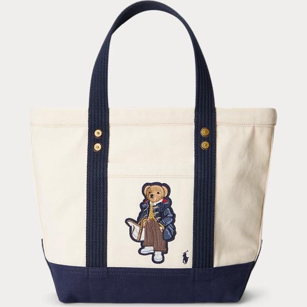 borse tote Polo Ralph Lauren bianco
