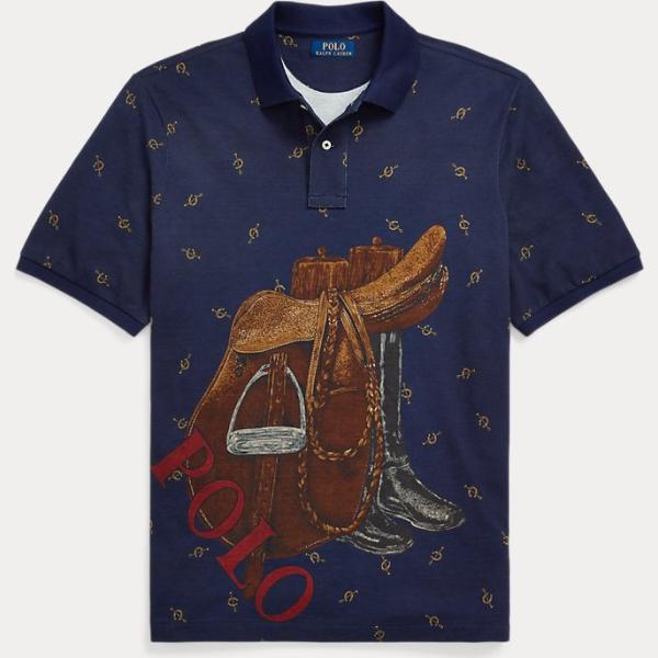 polo Polo Ralph Lauren marrone con stampe