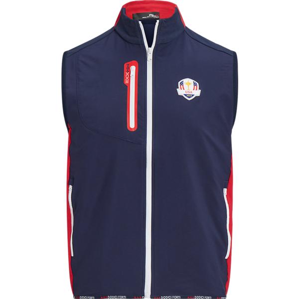 gilet Rlx blu con stampe