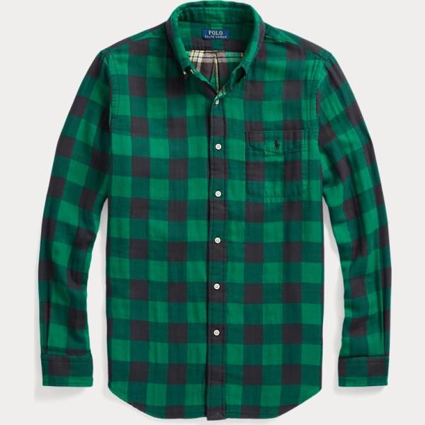 camicie Polo Ralph Lauren verde a quadri
