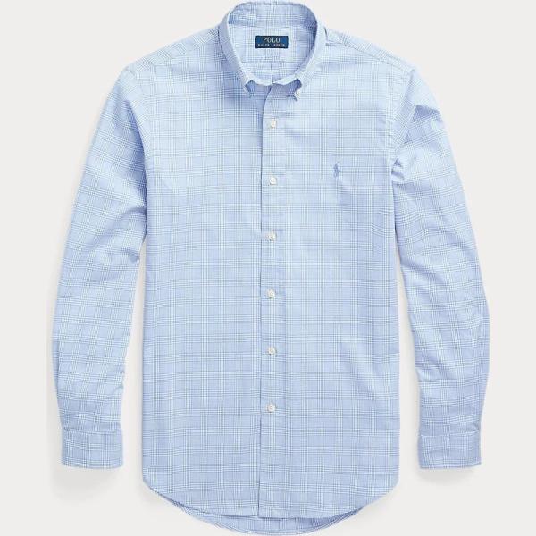 camicie Polo Ralph Lauren blu principe di galles